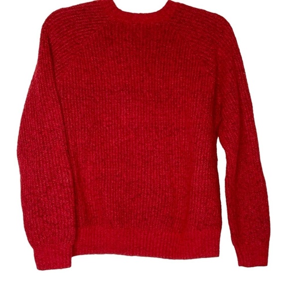 Old Navy red sweater with crew neckline. Size XS - Picture 4 of 7